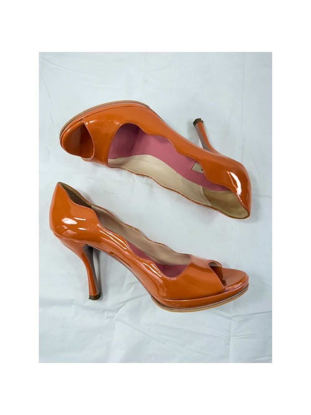 PRADA Pumps Heel Leather vintage Y2K - Picture 12 of 15